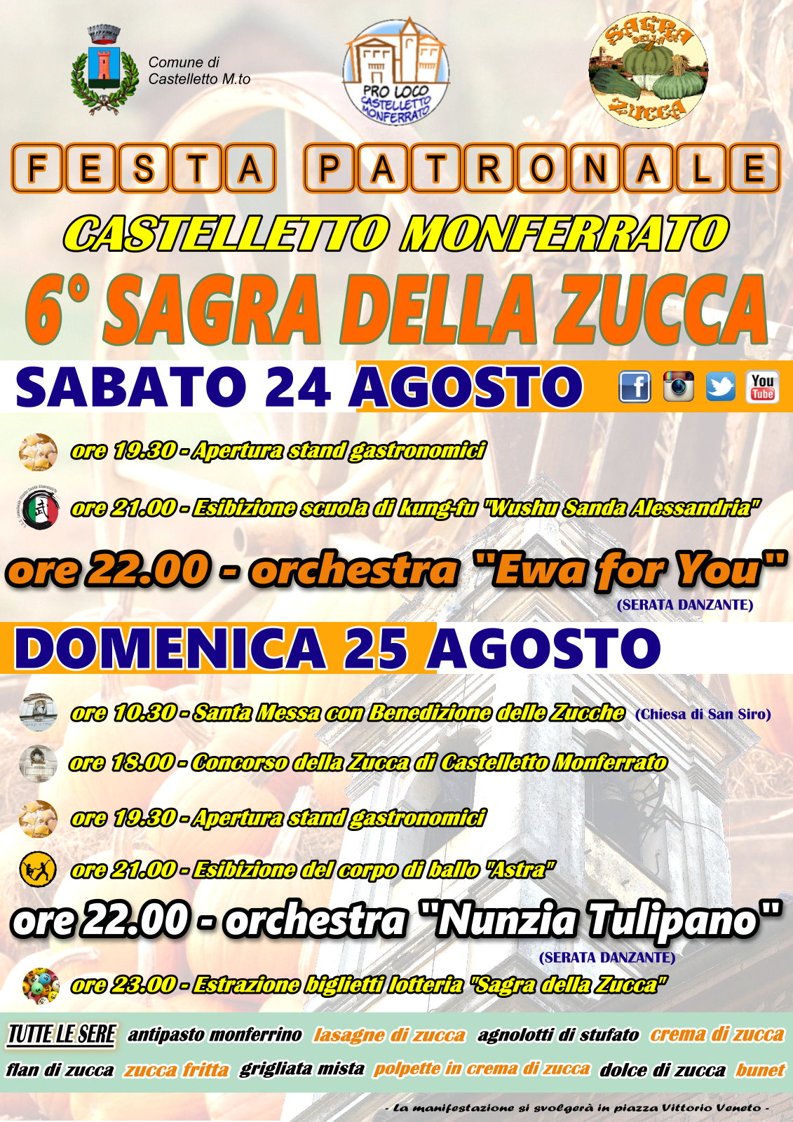 VI Sagra della Zucca - Festa Patronale
