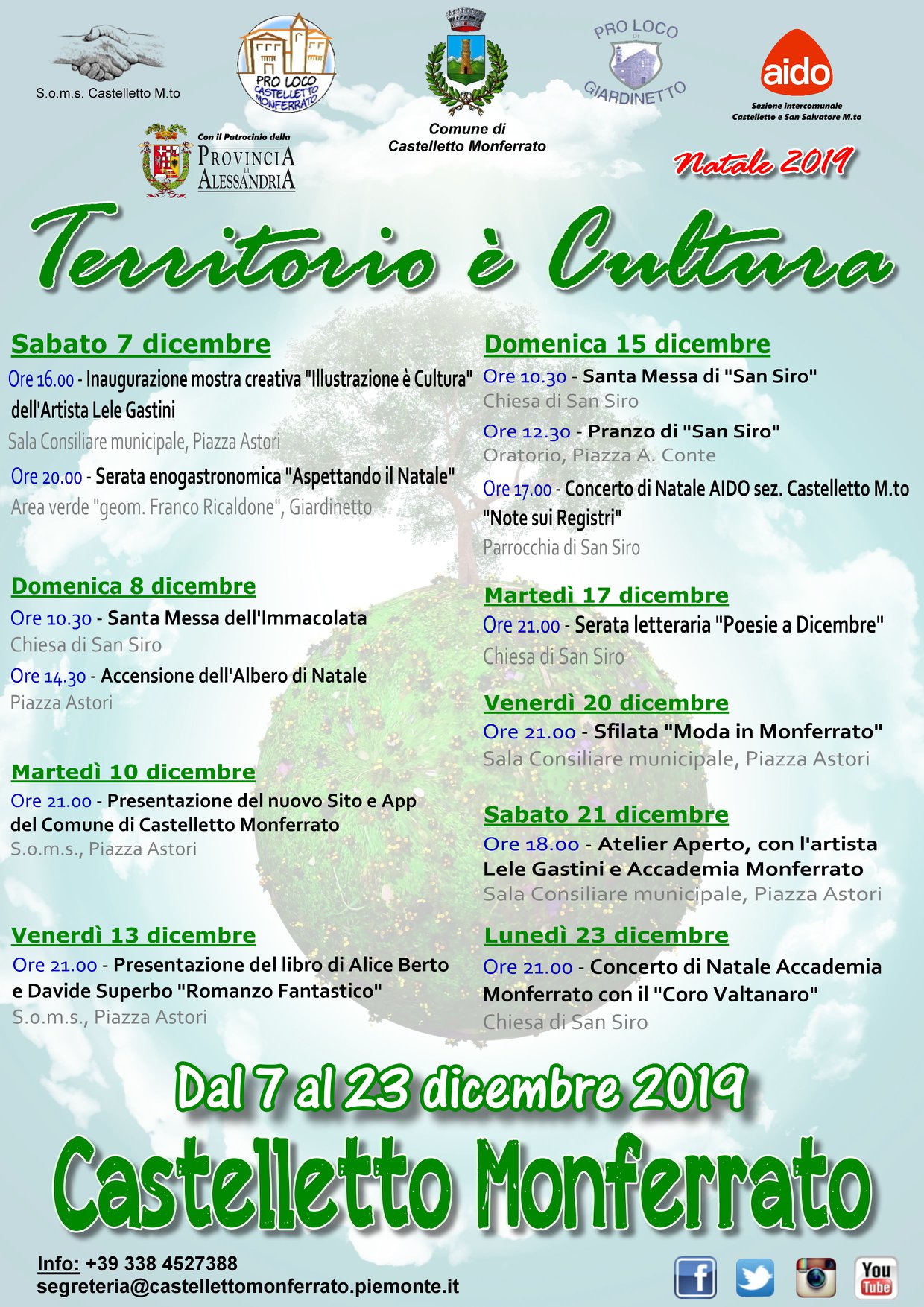 Territorio è Cultura, Natale 2019
