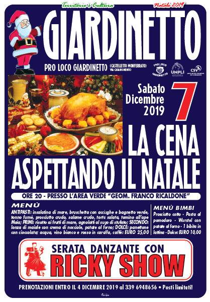 Cena "Aspettando il Natale"